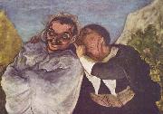 Honore Daumier Crispin und Scapin Sweden oil painting artist